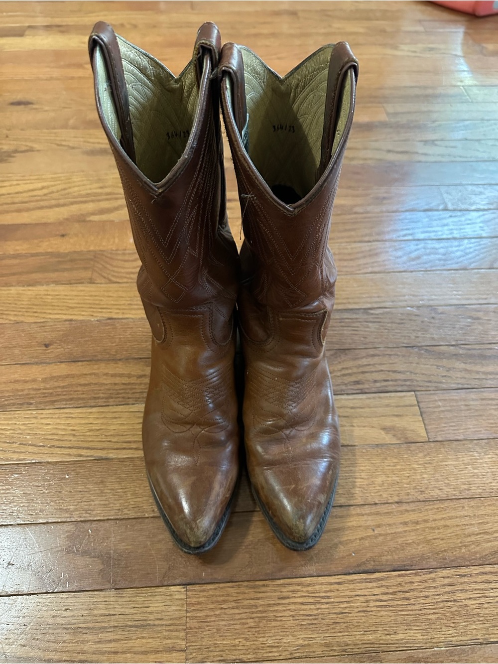 Frye Leather Cowgirl Boots Women’s 9.5 - Picture 2 of 10